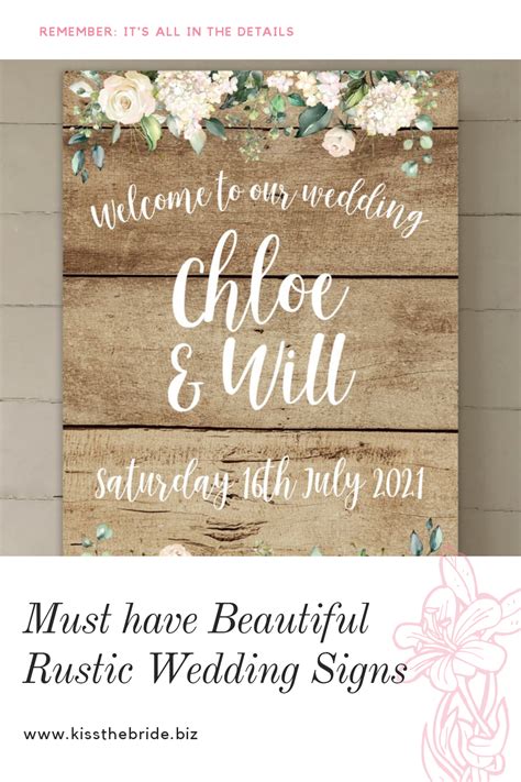 12 Brilliant Rustic Wedding Signs That You Will Love These Rustic