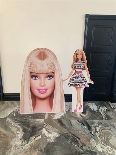 Barbie Party Prop Lifesize Cut Out Etsy Uk