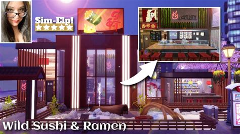 Welcome To San Myshunos Wild Sushi And Ramen The Sims 4 Lets Build A