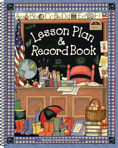 lesson plan record book  susan winget tcr teacher created