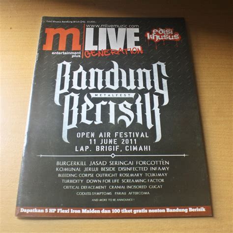 Jual Majalah M Live Edisi Bandung Berisik Shopee Indonesia