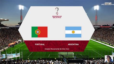 Pes 2020 Portugal Vs Argentina Fifa World Cup 2022 Qatar C Ronaldo Vs L Messi Gameplay