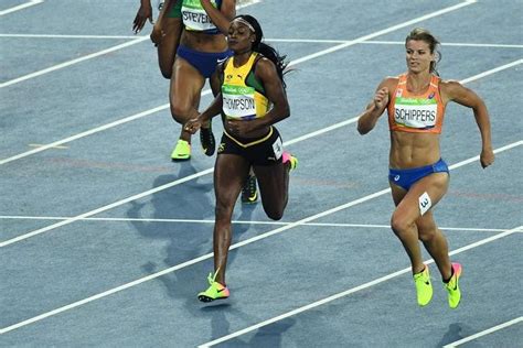 Olympics Jamaicas Elaine Thompson Wins Womens 200m Gold Completes Sprint Double The