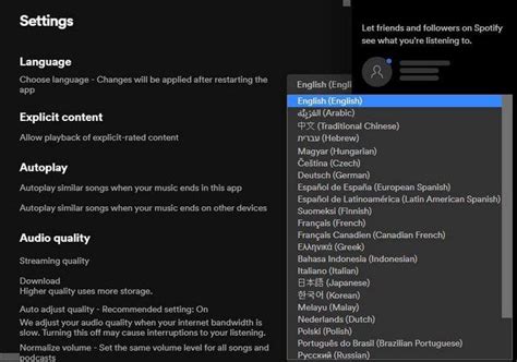 How To Change Language On Spotify App Vanbokkelenelementaryschool