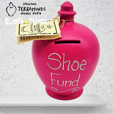 Original Terramundi Money Pot Pink Shoe Fund — Sweets N Things