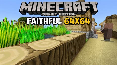 ТекстурПак Faithful 64x64 для Minecraft Pe 11 Youtube