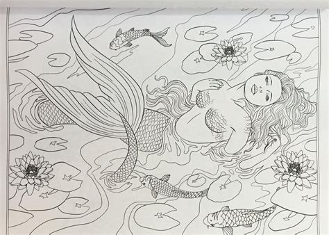 Mermaids coloring book by selina fenech mermaid gifts fairyglen com. Quickly Selina Fenech Coloring Pages Mythical Mermaids ...