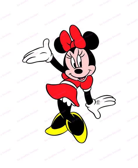 Minnie Mouse SVG 18 Svg Dxf Cricut Silhouette Cut File | Etsy