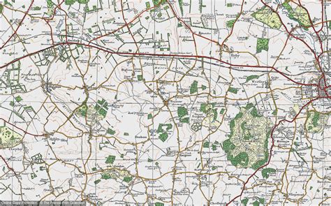 Historic Ordnance Survey Map Of Barrow 1921 Francis Frith