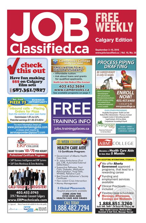 #JobClassified's got the scoop on #jobs and #work in #Calgary. Pick up