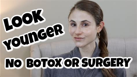 Look Younger Without Botox Or Surgerydermatologist Tips Dr Dray Youtube