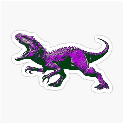 Indominus Rex Dinosaur Print Sticker For Sale By Squidandbear