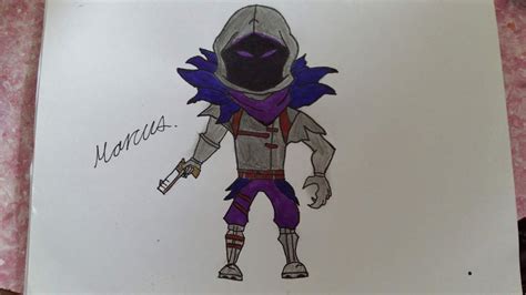 Raven Fortnite Skin Drawing Aimbooster Double Shot