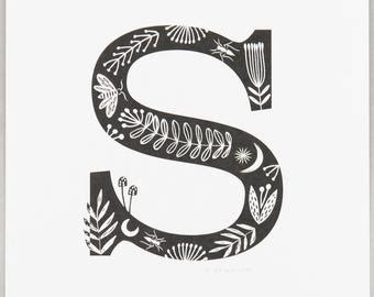 Einzelne buchstaben zum ausdrucken kostenlos buchstaben schablone zum ausdrucken große abc buchstaben zum ausdrucken » pdf / a4. Buchstaben des Alphabets Folk-Art-Design DIN A4 ausdrucken | Etsy