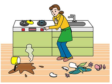 Best Kitchen Disaster Illustrations Royalty Free Vector Graphics