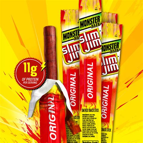 Slim Jim Original Stick 194 Oz Conagra Foodservice