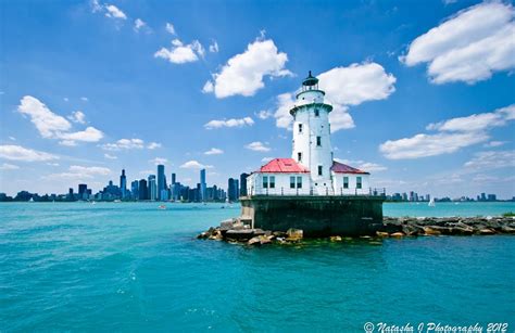 Lighthouse At The Navy Pier Chicago Lake Michigan Chicago