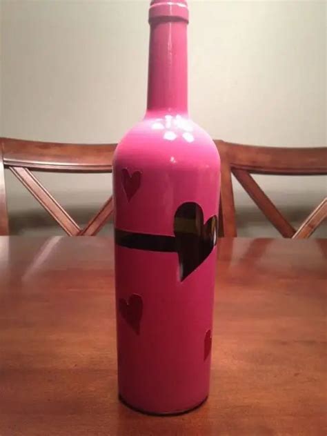 50 Super Cute Valentines Wine Bottle Crafts That Everyone Will Love In 2023 Valentines Wine