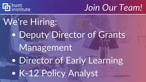 Job Postings SM Kit · The Hunt Institute