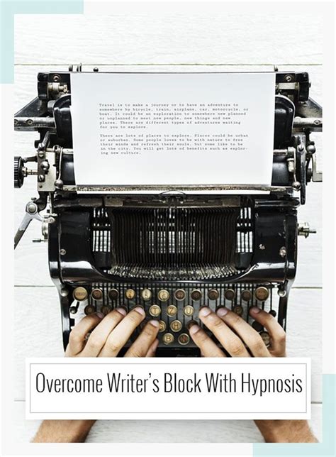 Writers Block Overcome Writers Block With Hypnosis Enjoy This Quick Guided Hypnosis Session