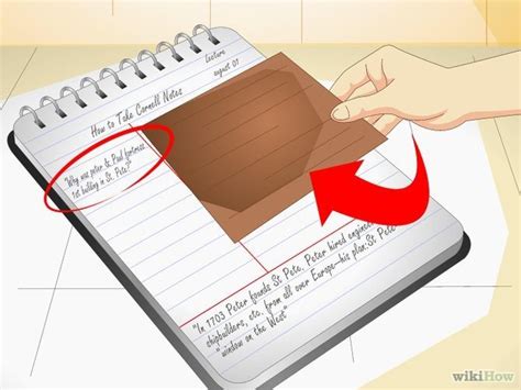An Open Notebook With A Notepad And Hand Pointing To The Page That Is On It