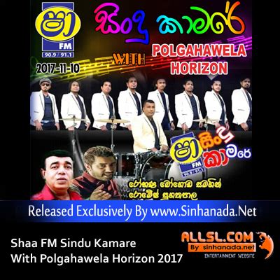 You can download and listen sinhala live show songs,new sinhala mp3 songs,dj remixed music and old sinhala songs. Shaa Fm Sindu Kamare Wolaare Nanstop Downlod Mp 3 Hiru Fm ...