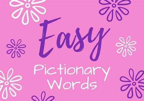 150 Fun Pictionary Words Hobbylark