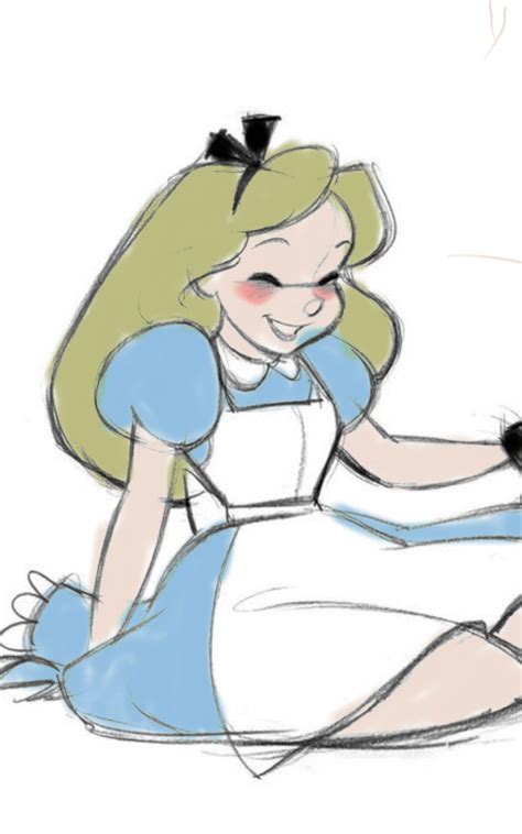 Walt Disney Alice In Wonderland Artwork By Steve Thompson Coloring By