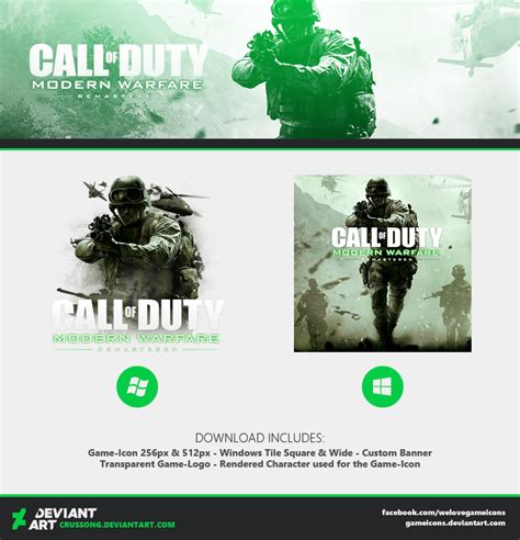 Cod Modern Warfare Remastered Icon Media By Crussong On Deviantart