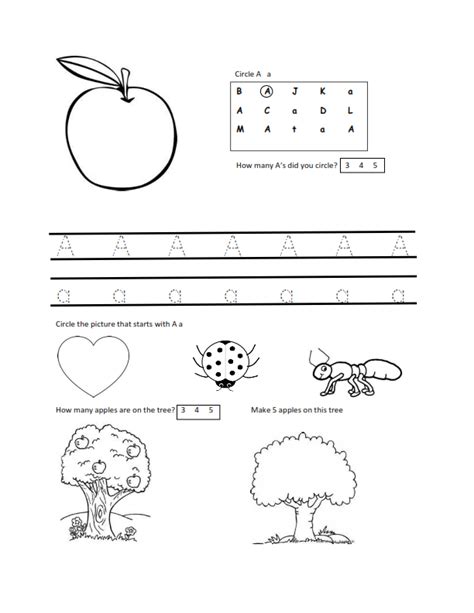 Next you would start teaching the sounds that are associated with. Free Letter A worksheet download | Worksheets, Learning ...