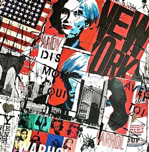 New York Andy Warhol Street Art Pop Art Collage Jeff Callec Comic