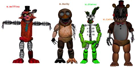 Fnaf Withered Animatronics By Wicher8181 On Deviantart