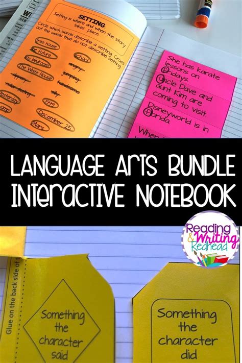Interactive Notebook Bundle For Language Arts Interactive Notebooks