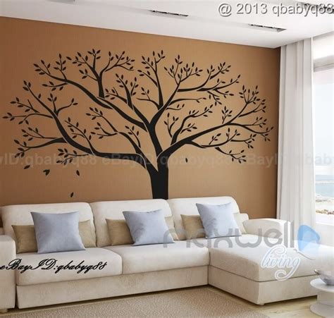 Wall decals look great in entryways, living rooms, kitchens, bathrooms, family rooms and game. Giant Family Tree Wall Sticker Vinyl Art Home Decals Room Decor Mural Branch | eBay