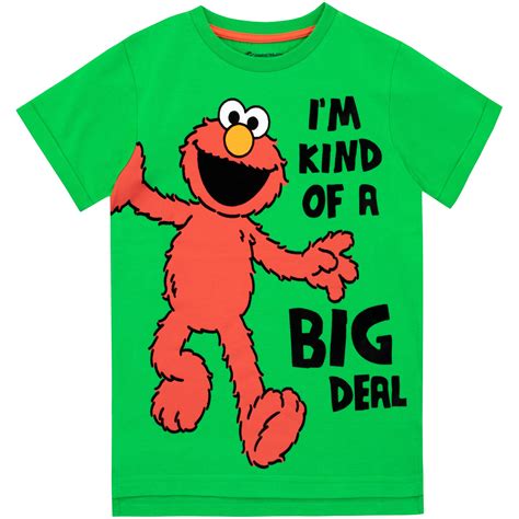 Buy Boys Elmo T Shirt Kids Official Merchandise