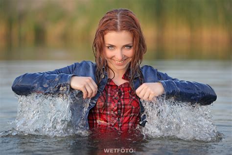 295 Wetfoto Wetlook Girl Getting Wet Fully Clothed Jeanswe Flickr