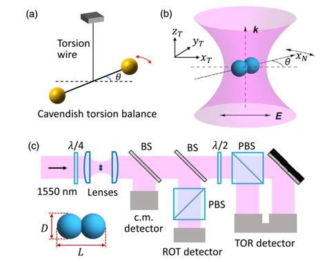 Das in seinem labor durchgeführte, von john michell erdachte experiment (gravitationswaage) hat historische bedeutung für die entwicklung der experimentellen und theoretischen grundlagen der gravitation. (a) A simplified diagram of the original Cavendish torsion ...