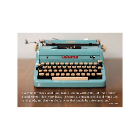 Postcard Typewriter The Mitford Museum