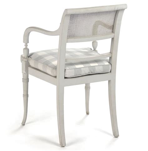 Antique doll furniture white painted wicker arm chair doll stuffed bear 13 vtg. Pissarro French Country Antique White Caned Arm Chair ...