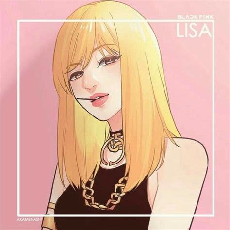 El colorido de la cantante blackpink carga con amor. Imagen de lisa, fanart, and kpop | Blackpink lisa, Fotos ...
