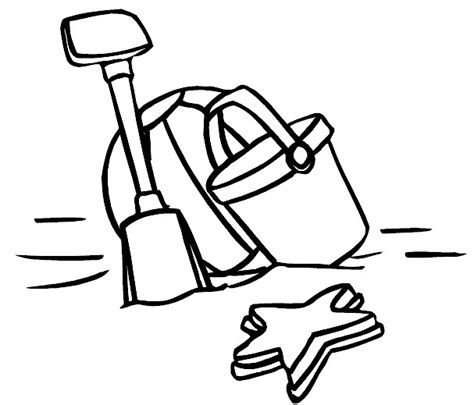 Check spelling or type a new query. Beach Ball and Pail Coloring Page