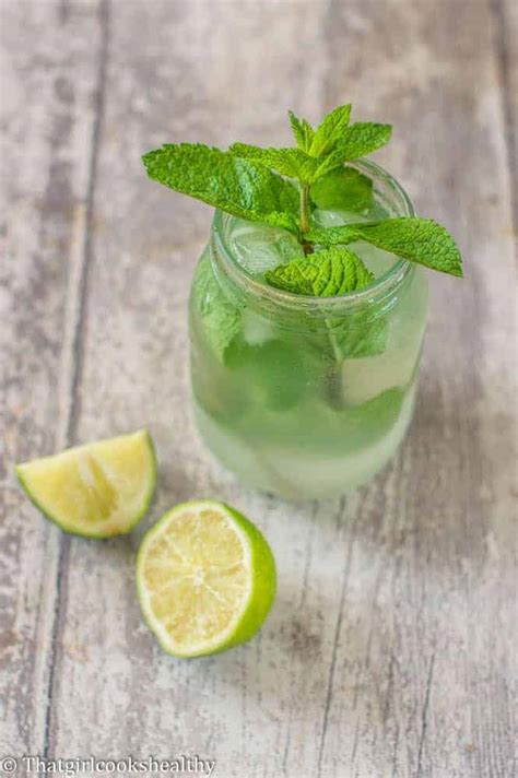 Mint Lime Drink That Girl Cooks Healthy