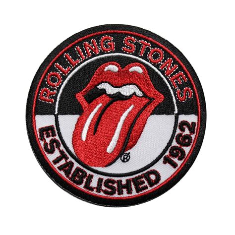 Rolling Stones Established 1962 Embroidered Iron On Patch Etsy