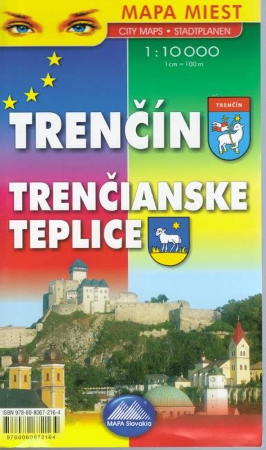 Mapy států zemí, letecké a satelitní mapy, teréní katastralní mapy. Trenčín - Trenčianske Teplice mapa miest 1 . 10 000 ...