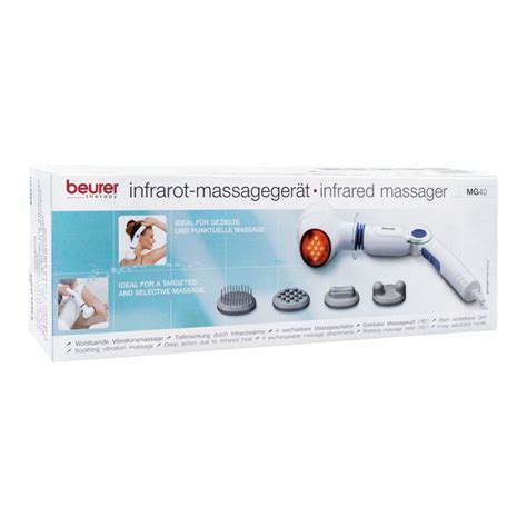 buy beurer infrared massager with rotating head mg 40