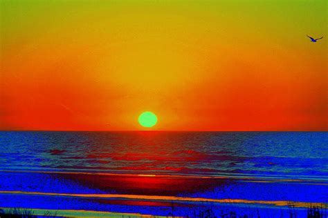Sunset Color Photograph By Rosanne Jordan Fine Art America