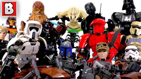 Every Lego Star Wars Buildable Figure Ever Made Big
