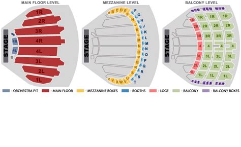 The Chicago Theatre Seating Chart Auditorium Seating Chicago Chart