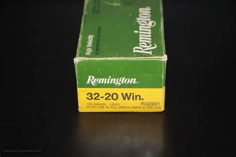 Remington 32 20 Winchester 100 Gr Lead