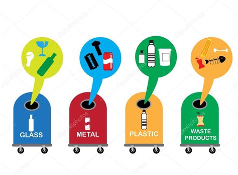 Iconos Para Reciclaje Conjunto De Iconos Reciclaje — Vector De Stock